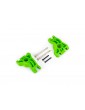 Traxxas Carriers, stub axle, rear, extreme heavy duty, green (left & right) (for use with 9080 upgr