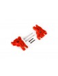 Traxxas Carriers, stub axle, rear, extreme heavy duty, red (left & right) (for use with 9080 upgrad