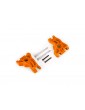 Traxxas Carriers, stub axle, rear, extreme heavy duty, orange (left & right) (for use with 9080 upg
