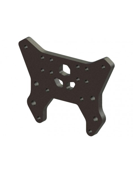 Arrma Aluminum Front Shock Tower (Black)