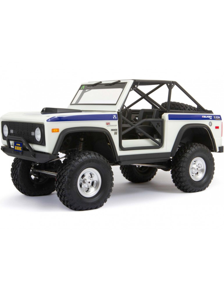 Axial 1/10 SCX10 III Early Ford Bronco 4WD RTR White