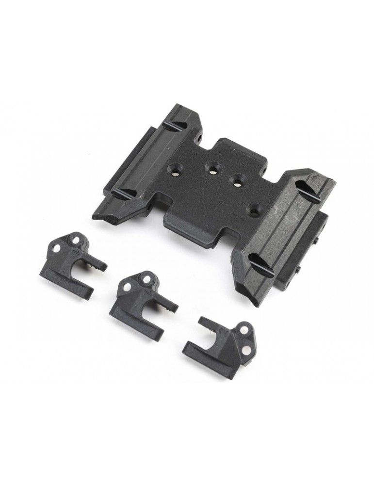 Axial Skid Plate & Upper Link Mounts: SCX10 III BC