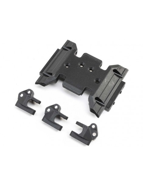 Axial Skid Plate & Upper Link Mounts: SCX10 III BC