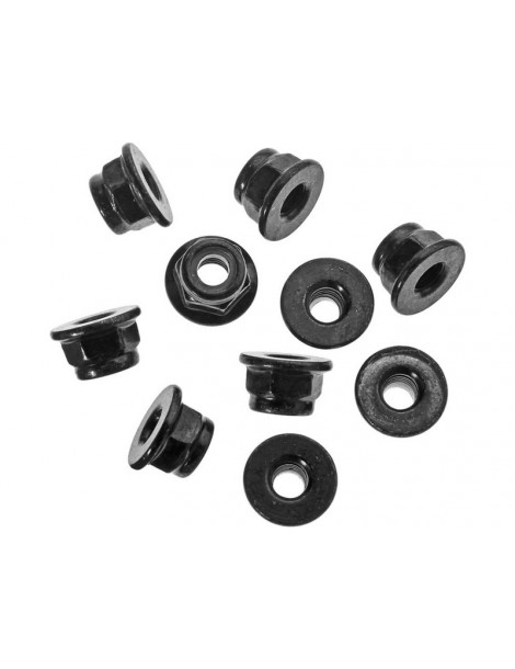 Axial Nylon Locknut M4 Black (10)