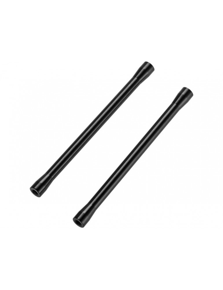 Axial Threaded Alum Link 7.5x101.5mm Gray (2)