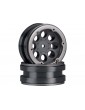 Axial 1.9" 8-Hole Beadlock Wheel Black (2)