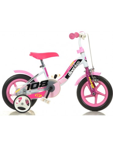 DINO Bikes - Children's bike 10" Girl with brake