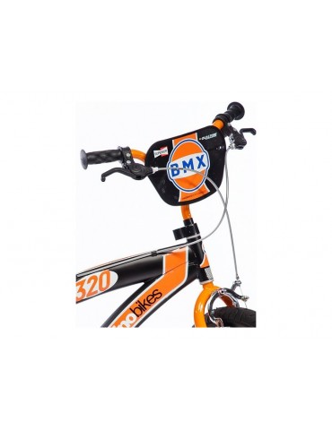 DINO Bikes - Children's bike 16" BMX black