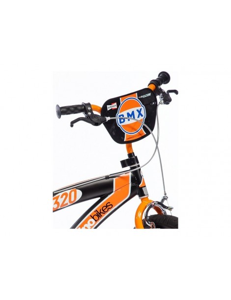 DINO Bikes - Children's bike 16" BMX black