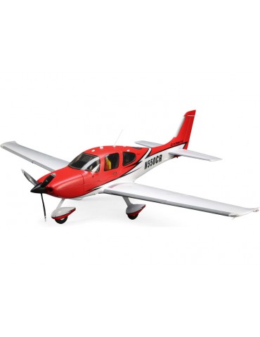 E-flite Cirrus SR22T 1.5m Red SAFE Select BNF Basic