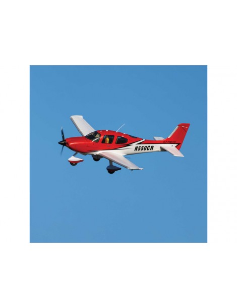 E-flite Cirrus SR22T 1.5m Red SAFE Select BNF Basic