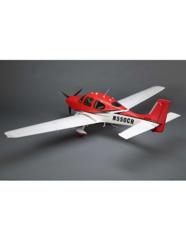 E-flite Cirrus SR22T 1.5m Red SAFE Select BNF Basic