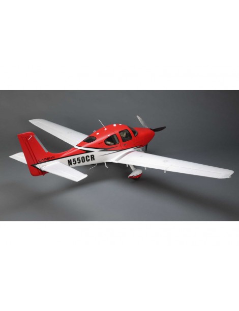 E-flite Cirrus SR22T 1.5m Red SAFE Select BNF Basic