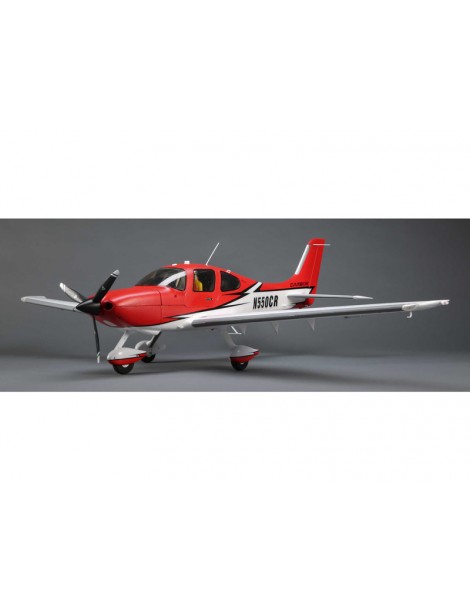 E-flite Cirrus SR22T 1.5m Red SAFE Select BNF Basic