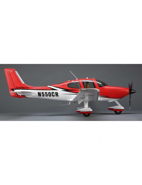 E-flite Cirrus SR22T 1.5m Red SAFE Select BNF Basic