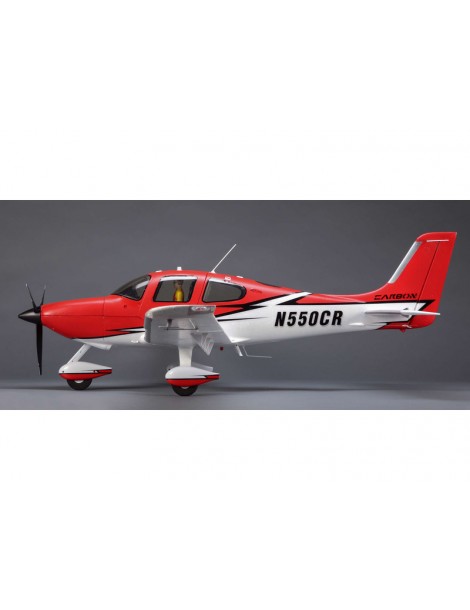 E-flite Cirrus SR22T 1.5m Red SAFE Select BNF Basic