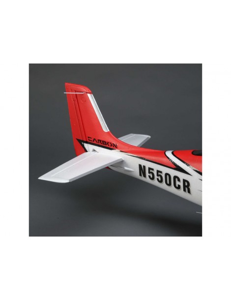 E-flite Cirrus SR22T 1.5m Red SAFE Select BNF Basic