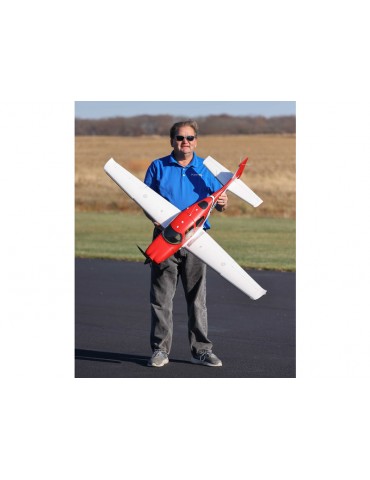E-flite Cirrus SR22T 1.5m Red SAFE Select BNF Basic