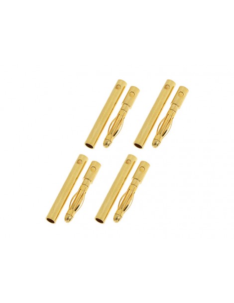 Connector Gold Plated 2.0mm (4 pairs)