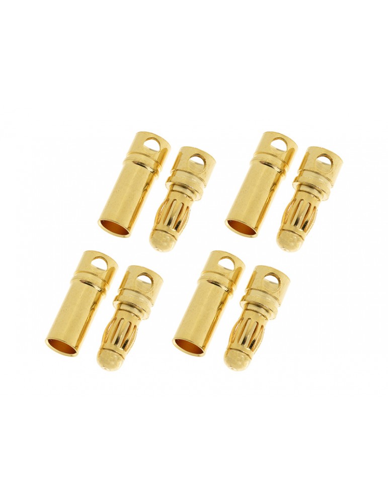 Connector Gold Plated 3.5mm (4 pairs)