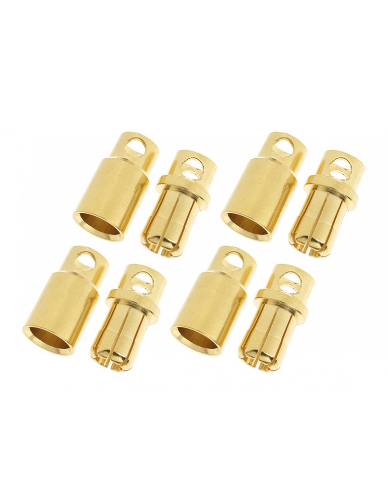Connector Gold Plated 8.0mm (4 pairs)