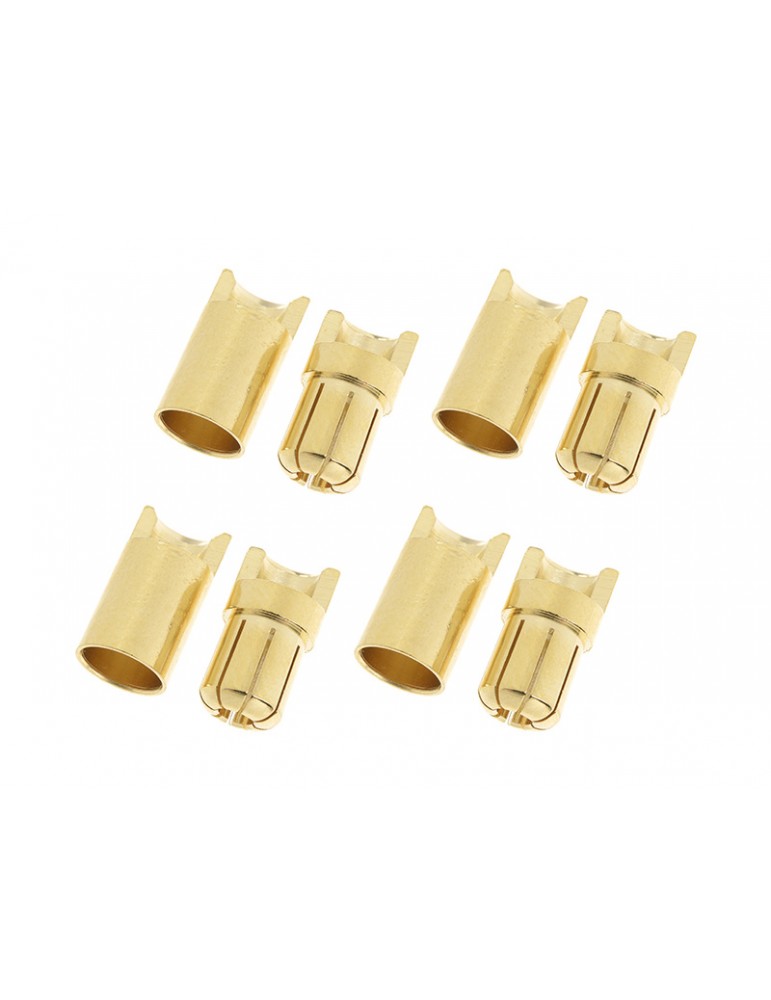Connector Gold Plated 6.5mm (4 pairs)