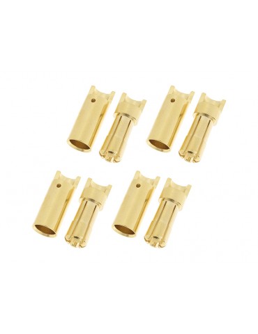 Connector Gold Plated 5.5mm (4 pairs)