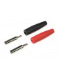 Banana Gold Plated Socket 4.0mm Red + Black (1 set)