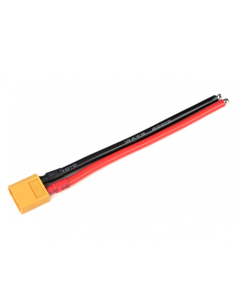Connector Gold Plated XT-60 Male w/ wire 12AWG 12cm