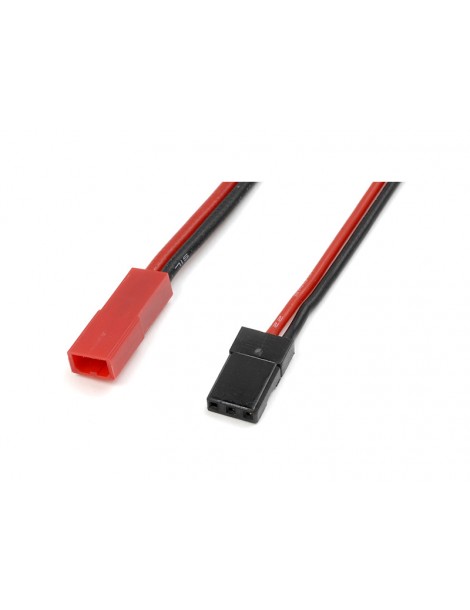 Maitinimo adapterio laidas JST Male – JR Female 22AWG GF-1300-002 – CyborgShop