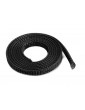 Laidų apsaugos įvorė, pinta 6 mm, juoda (1 m)