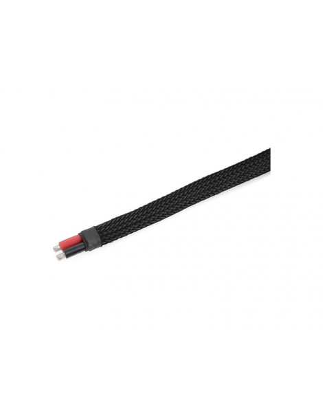 Laidų apsaugos įvorė, pinta 6 mm, juoda (1 m)