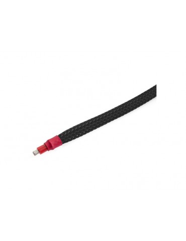 Laidų apsaugos įvorė, pinta 6 mm, juoda (1 m)