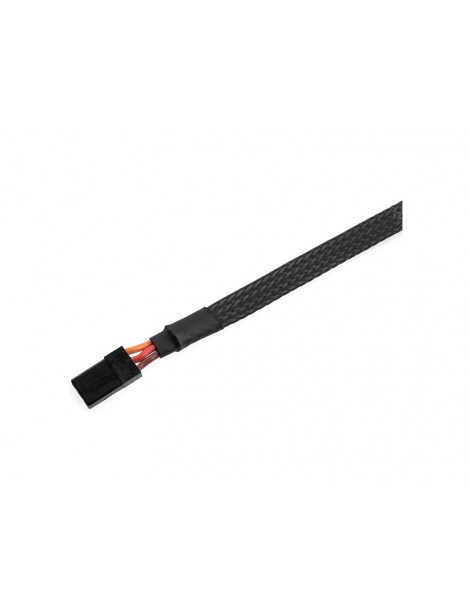 Laidų apsaugos įvorė, pinta 6 mm, juoda (1 m)