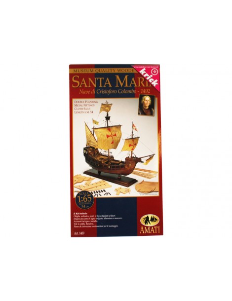 AMATI Santa Maria karavela 1492 1:65 kit