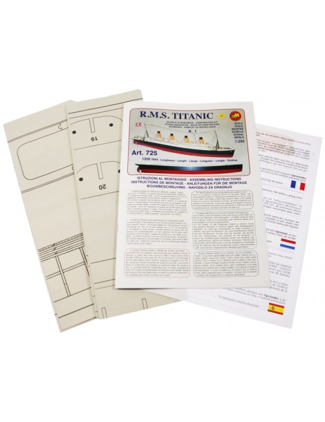 Mantua Model Titanic 1:200 set No.1 kit