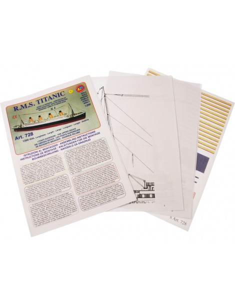 Mantua Model Titanic 1:200 set No. 4 kit