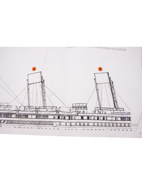 Mantua Model Titanic 1:200 set No. 4 kit