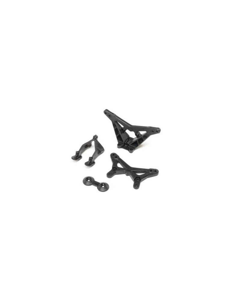 Losi FR/RR Shock Tower, Wing Stay: Mini-B