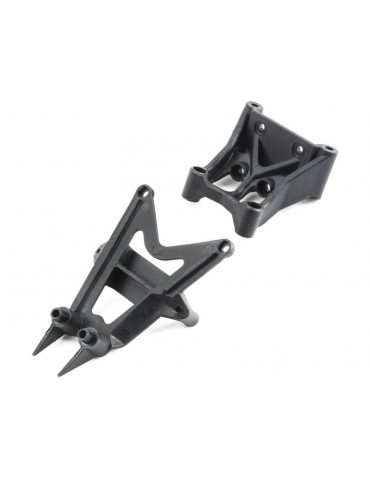 Losi Front Upper Arm/Shock Mount Rear Chassis Brace: Baja Rey