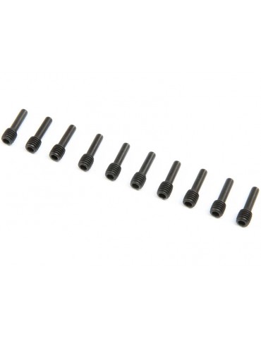 Losi Driveshaft Screw Pin, M5x16mm, Steel (10): SBR/SRR