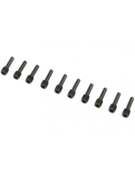 Losi Driveshaft Screw Pin, M5x16mm, Steel (10): SBR/SRR