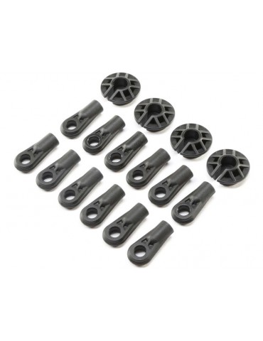 Losi Shock and Rod Ends, Spring Cups (12): Super Baja Rey