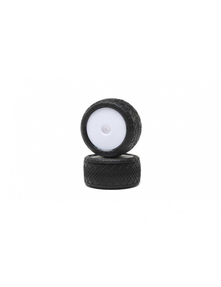 Losi BK Bar, RR Mounted, White (2): Mini-B