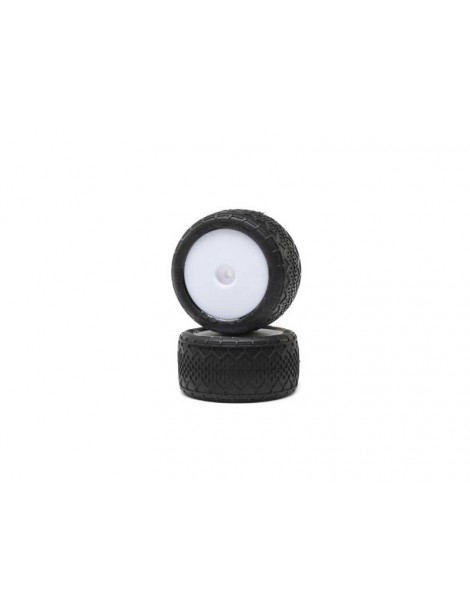 Losi BK Bar, RR Mounted, White (2): Mini-B