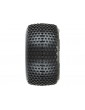 Pro-Line Wheels 1/18, Hole Shot Mini-T Tires, H8 Yellow Wheels (2)(Losi Mini-T)