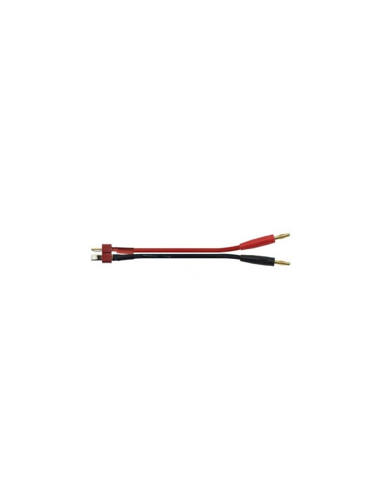 Banana 4mm - T-dean male with 16AWG 15cm cable adapter