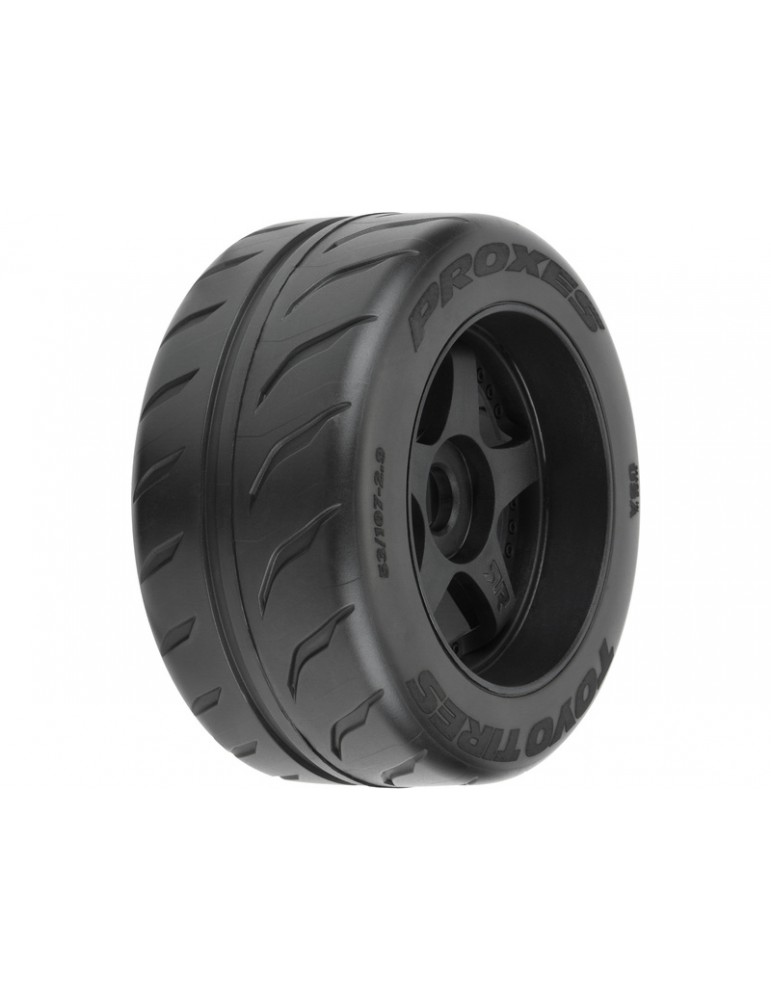 Pro-Line Wheels 2.9", Toyo Proxes R888R S3 Rear 53/107 Belted, 5-Spoke H17 Wheels (2)