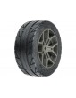 Pro-Line Wheels 2.4", Vector S3 35/85 Belted tires, Gray H14 Wheels (2)