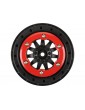 Pro-Line Wheels 2.2/3.0" F-11 H12 Short Course Red/Black (2)